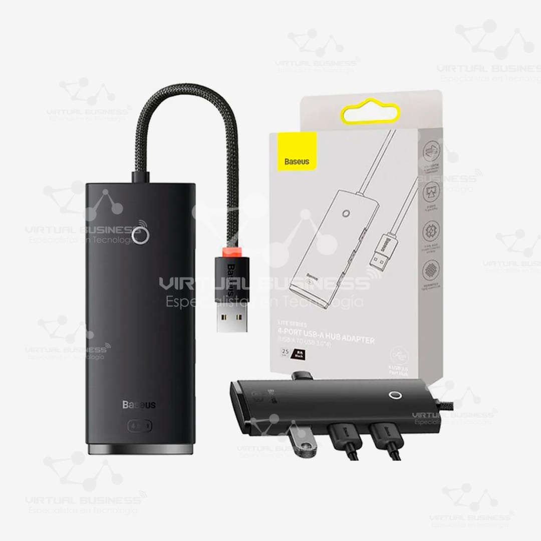 ADAPTADOR HUB 4 PUERTOS USB TIPO C BASEUS