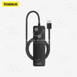 ADAPTADOR BASEUS HUB 4 EN 1 USBA A USB3.0*4 NEGRO 50CM