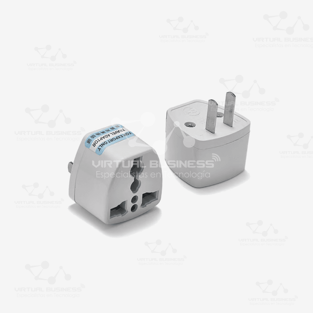 ADAPTADOR DE ENCHUFE 220V UNIVERSAL DE 3 A 2 PIN