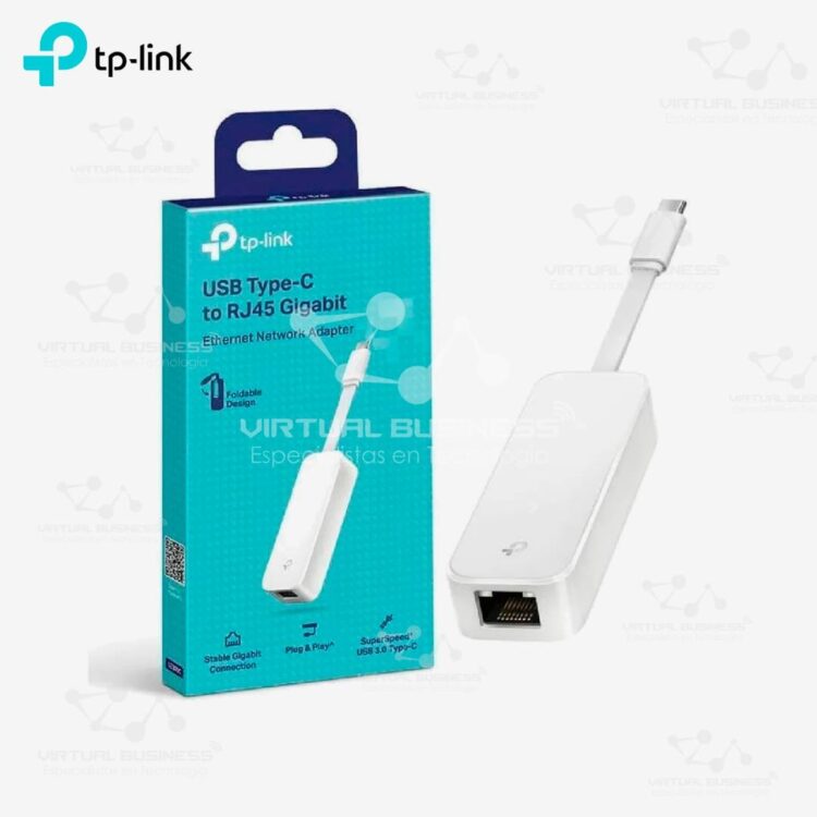 ADAPTADOR DE RED TP-LINK UE300C USB 3.0 TYPE C A RJ45 GIGABIT