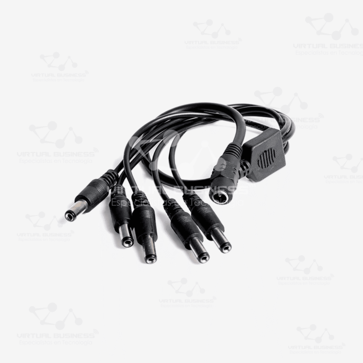 ADAPTADOR PULPO DC DE 1 A 5 SALIDAS (5.5*2.5MM)