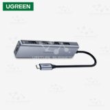 ADAPTADOR UGREEN HUB USB 3.0 A 4*USB 3.0 CM473 20841