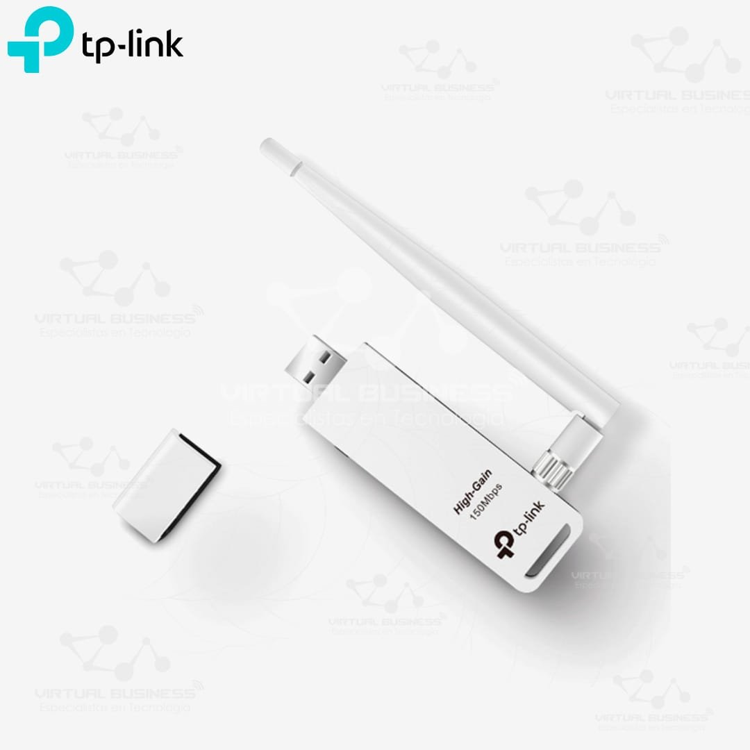 ADAPTADOR USB INALÁMBRICO TP LINK TL-WN722N 150MBPS - Imagen 3