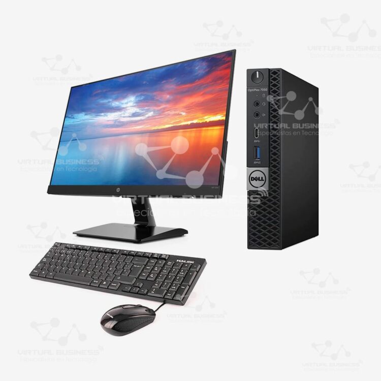 ALL IN ONE DELL OPTIPLEX 7050 MINI + MONITOR HP 24” SEMINUEVO