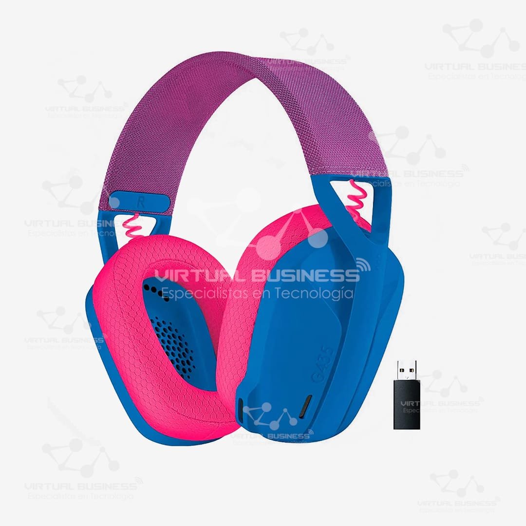 AUDIFONOS GAMER LOGITECH G435 AZUL LIGEROS