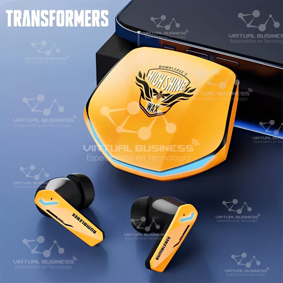 AUDÍFONOS TRANSFORMERS TF-T10 AMARILLO - Imagen 2