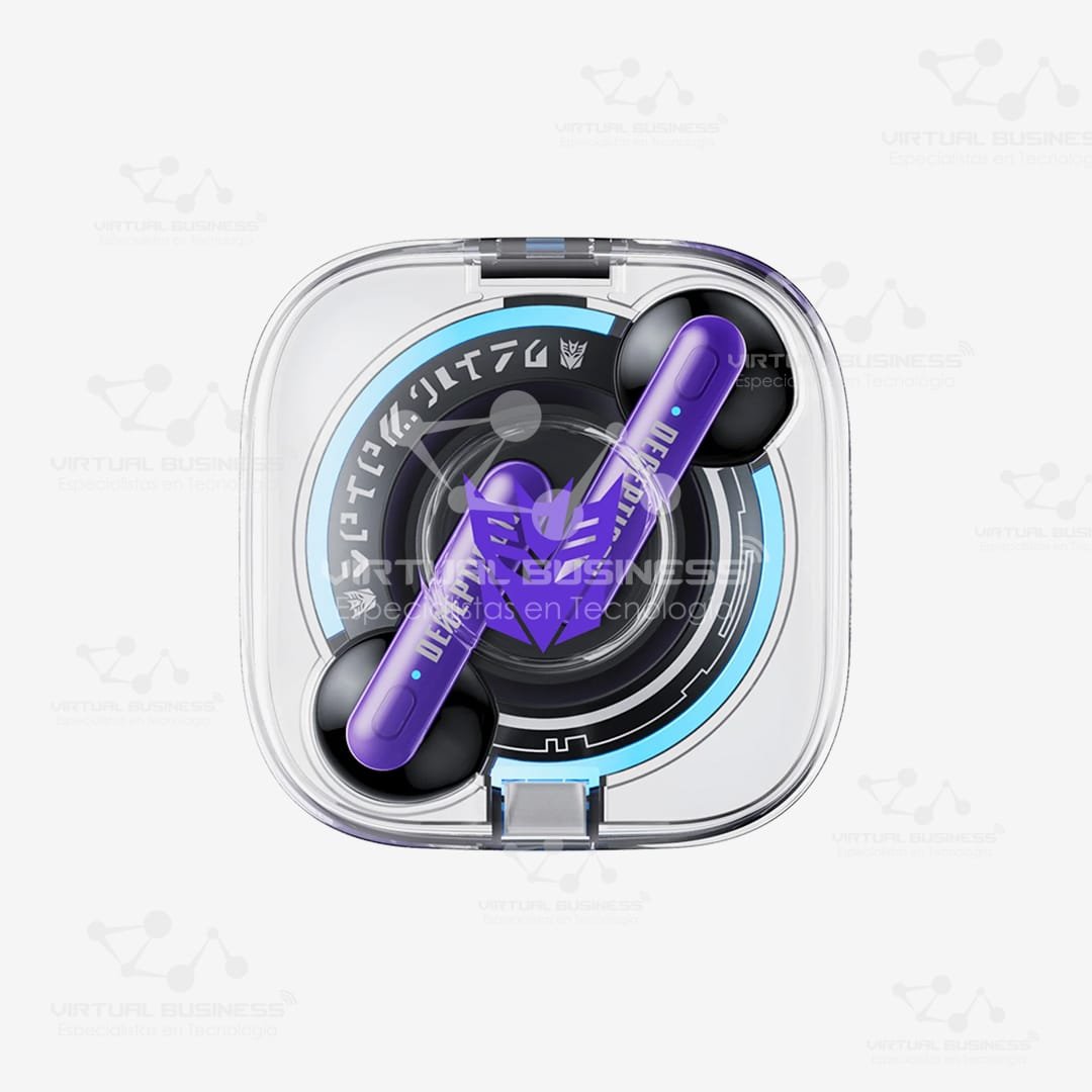 AUDÍFONOS TRANSFORMERS TF-T03 PÚRPURA - Imagen 2