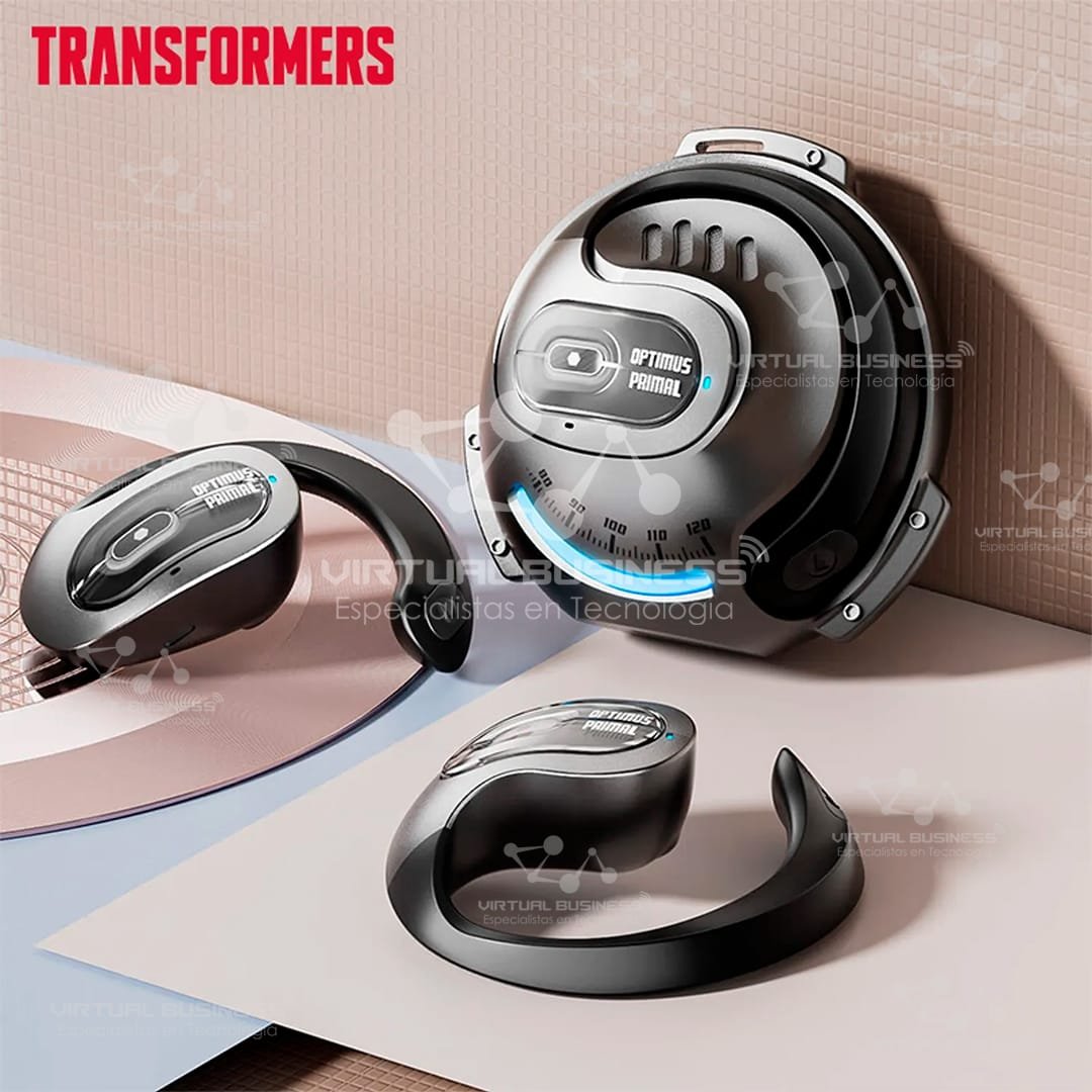AUDÍFONOS TRANSFORMERS TF-T07 PLOMO - Imagen 2