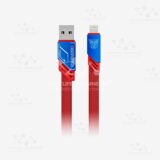 CABLE DE CARGA RAPIDA TRANSFORMER TF-A10 USB A LIGHTNING AZUL