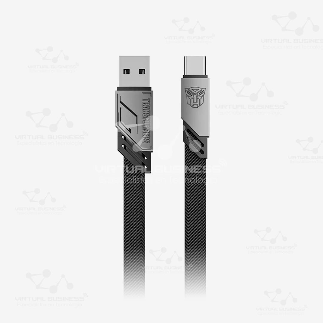 CABLE DE CARGA TRANSFORMER TF-A08 USB A USB C PLOMO