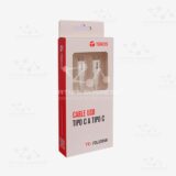 CABLE DE DATOS TEROS TE-70208W 1 METRO USB-C A USB-C 5A