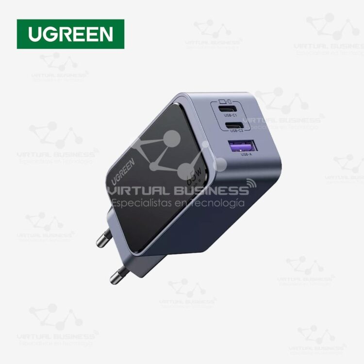 CARGADOR UGREEN NEXODE S 65W CARGA RÁPIDA US X553