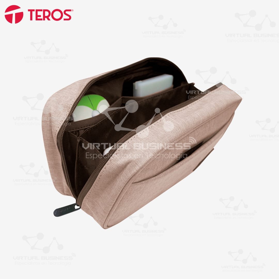 CARTUCHERA TEROS TE-ACS9015 BEIGE - Imagen 3