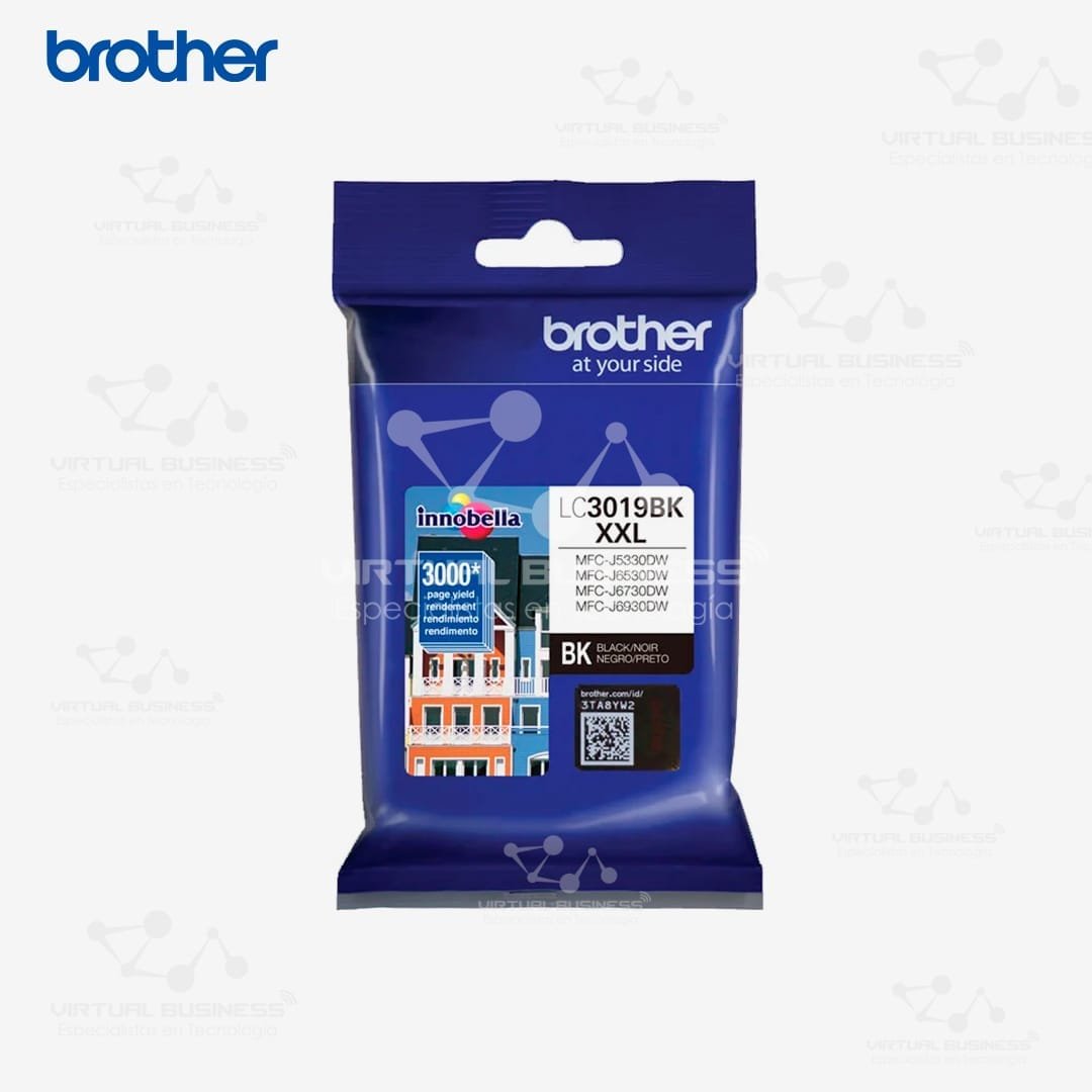 CARTUCHO BROTHER LC3019BK XXL - Imagen 3