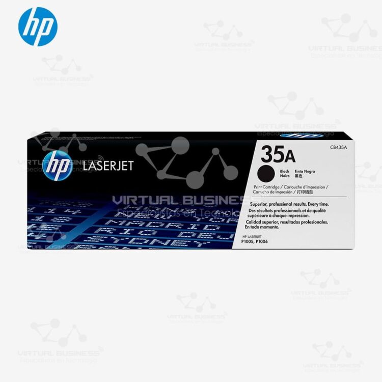TÓNER HP 35A NEGRO LASER JET CB435A