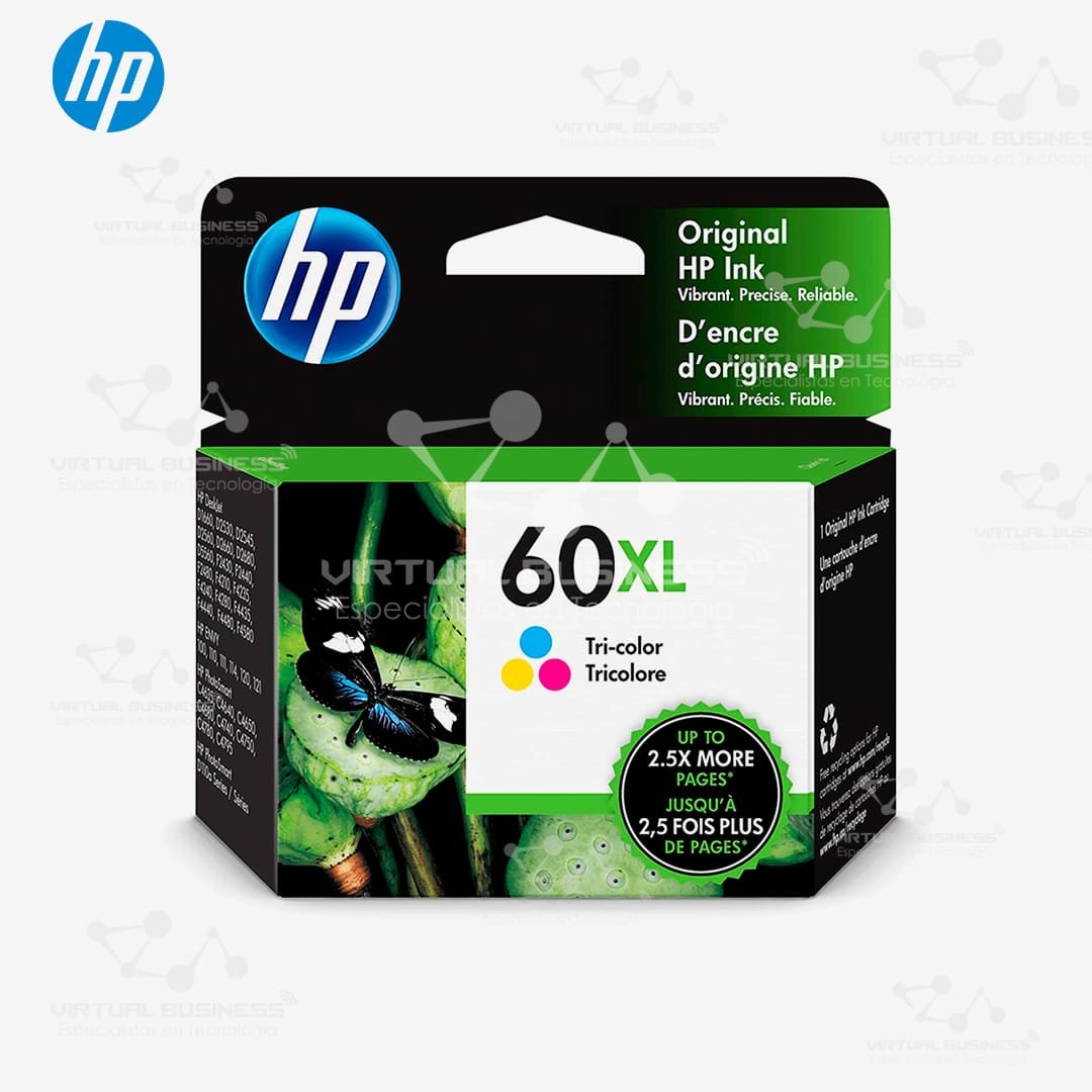 CARTUCHO HP 60XL TRICOLOR