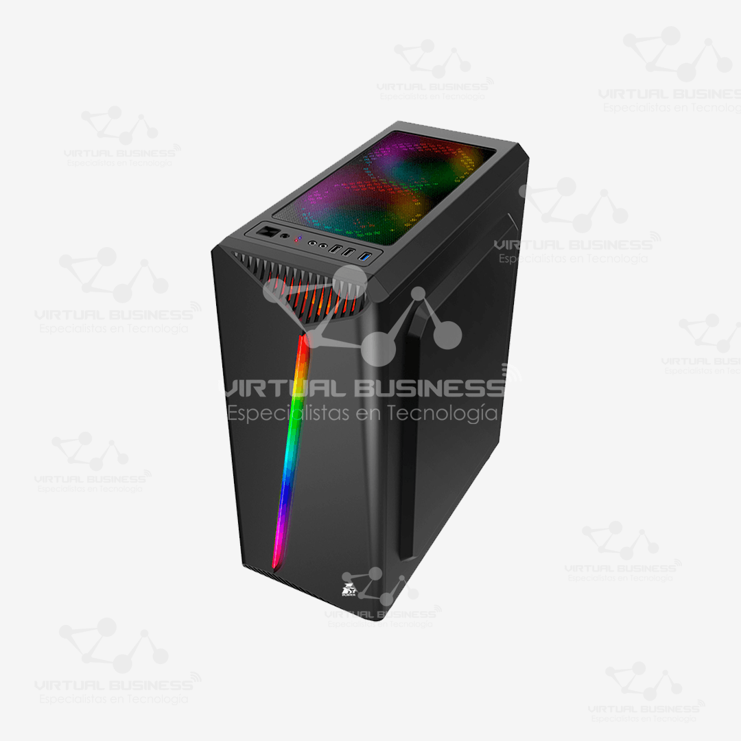 CASE GAMER 1ST PLAYER RAINBOW R3 BLACK - Imagen 2