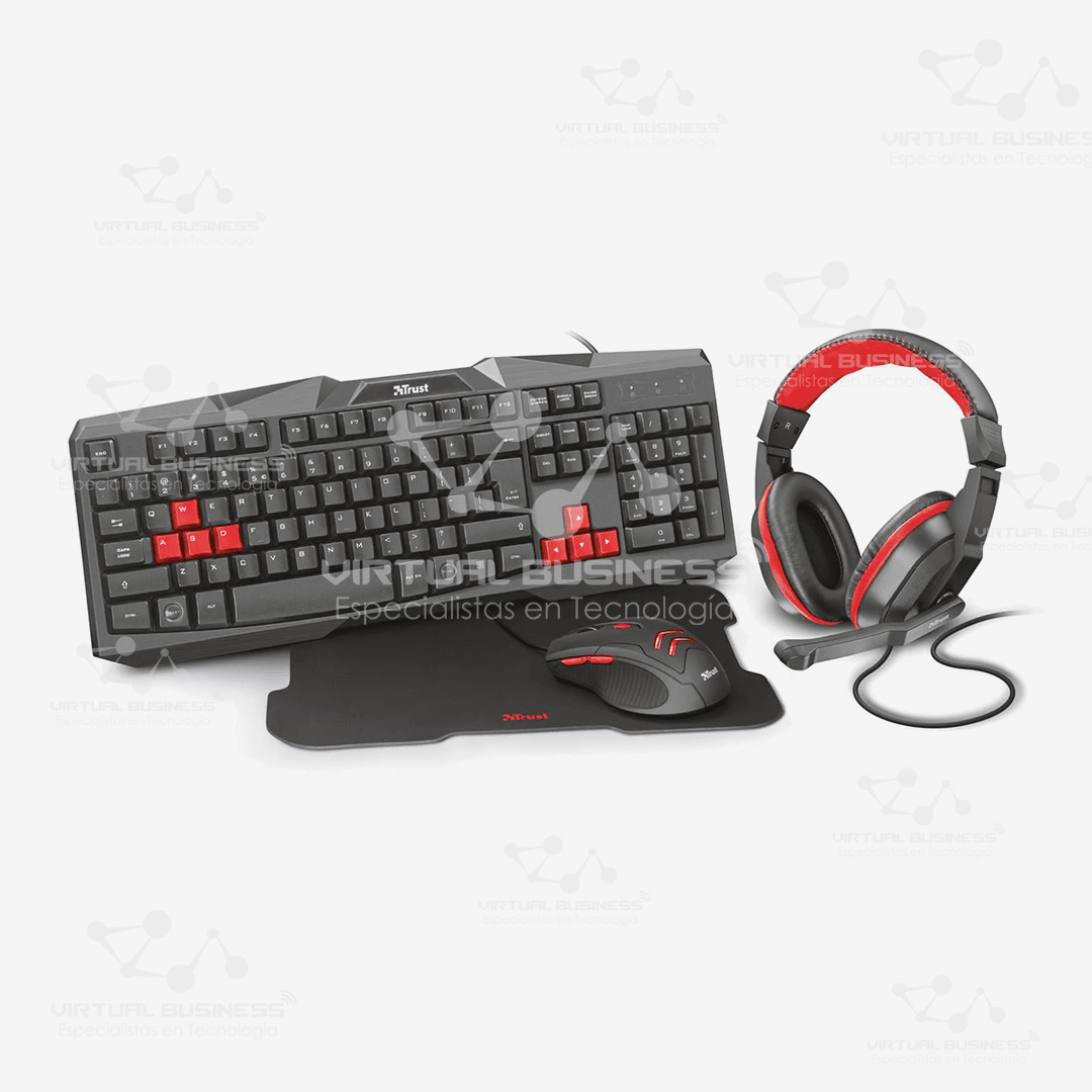 COMBO XTRUST GAMING BUNDLE 4 EN 1