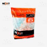 CONECTOR NEXXT RJ45 50U CAT6 BOLSA 100Pcs