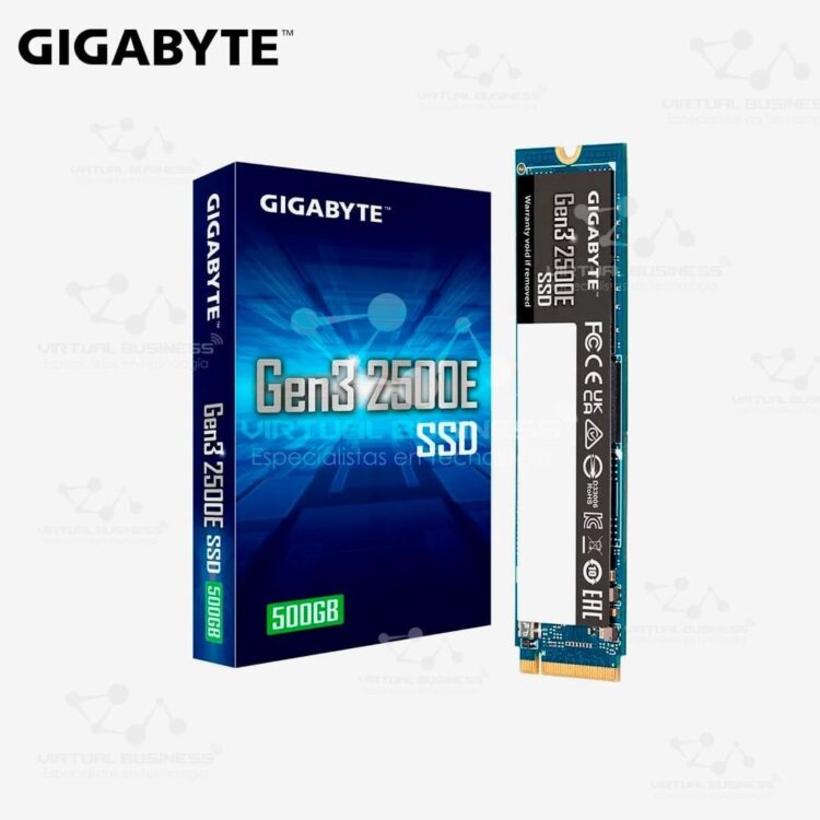 DISCO SÓLIDO SSD GIGABYTE GEN3 2500E 500GB