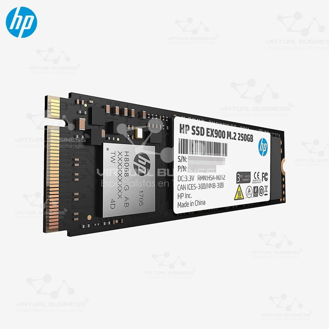 DISCO SÓLIDO SSD HP EX900 M.2 250GB