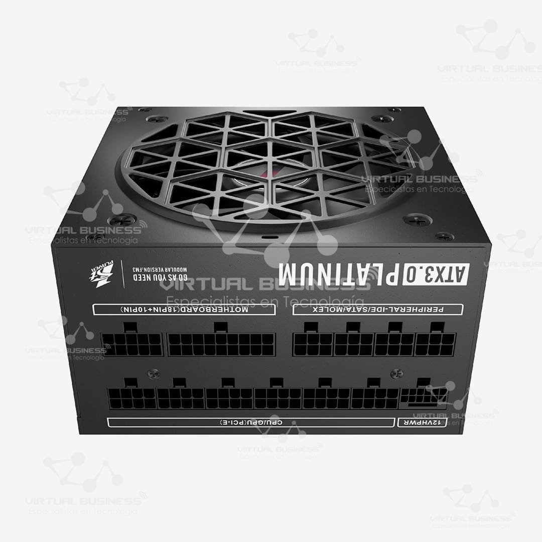 FUENTE DE PODER 1ST PLAYER 1000BA3 BLACK 80 PLUS PLATINIUM - Imagen 2