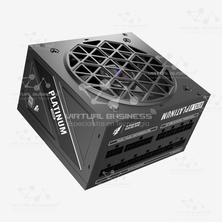 FUENTE DE PODER 1ST PLAYER 1000BA3 BLACK 80 PLUS PLATINIUM