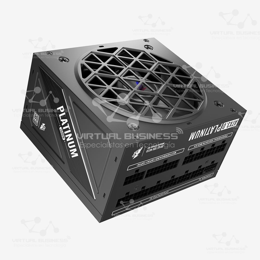 FUENTE DE PODER 1ST PLAYER 1000BA3 BLACK 80 PLUS PLATINIUM