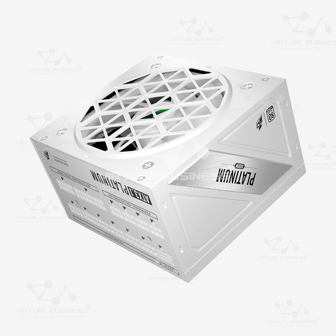 FUENTE DE PODER 1ST PLAYER 1300BA3 WHITE 80 PLUS PLATINUM - Imagen 2