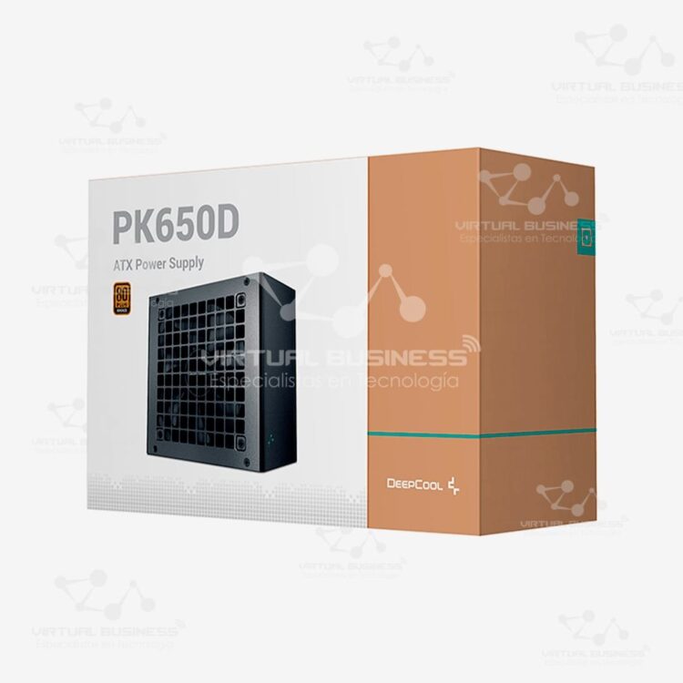 FUENTE DE PODER DEEPCOOL PK650D 650W 80 PLUS BRONZE
