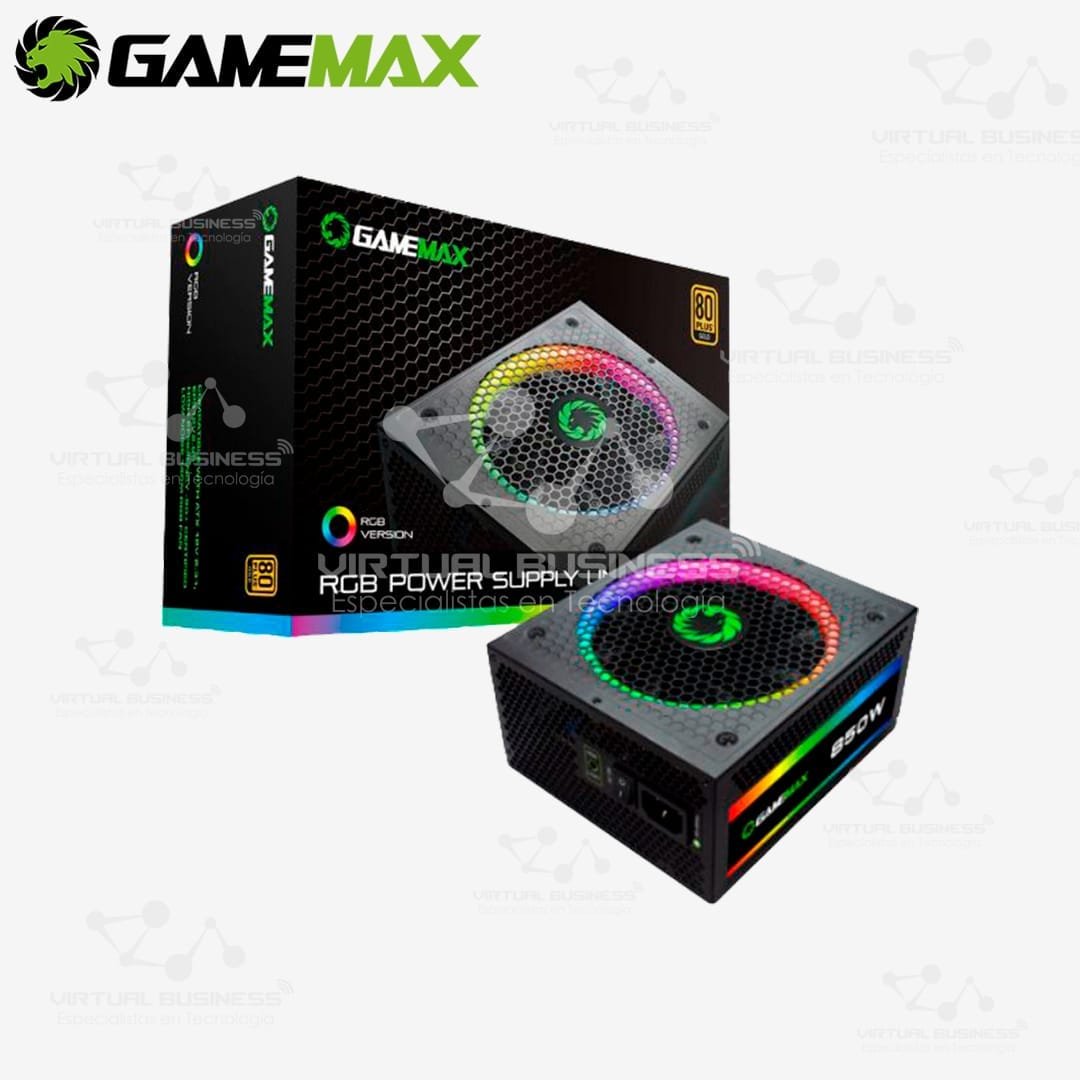 FUENTE DE PODER GAMEMAX RGB 850W - Imagen 2