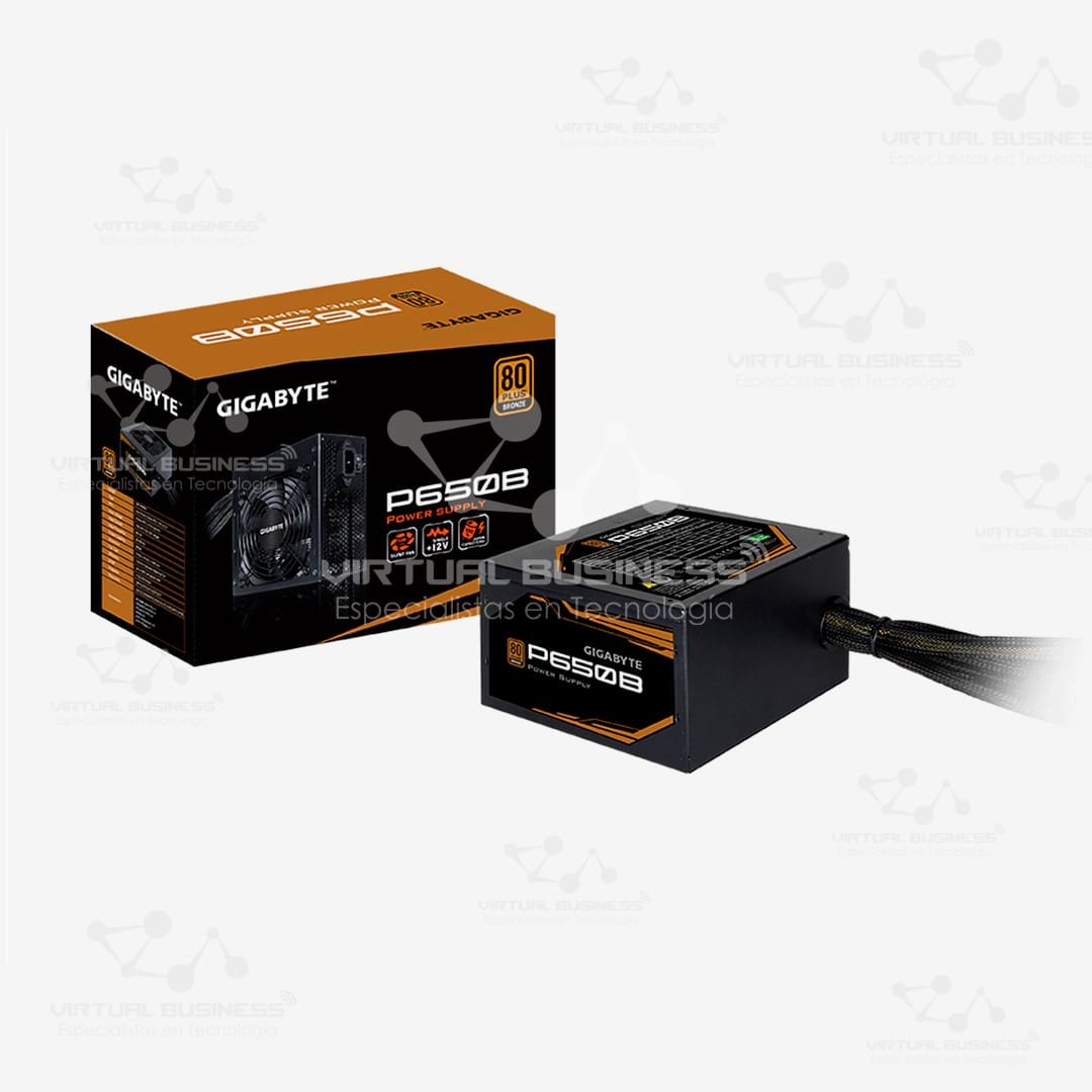 FUENTE DE PODER GIGABYTE P650B 80 PLUS BRONZE 650W