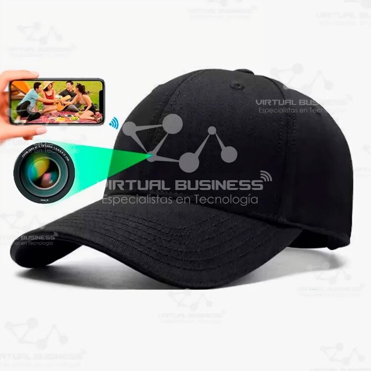 CÁMARA ESPÍA TIPO GORRO WIFI FULL HD M.F CAP