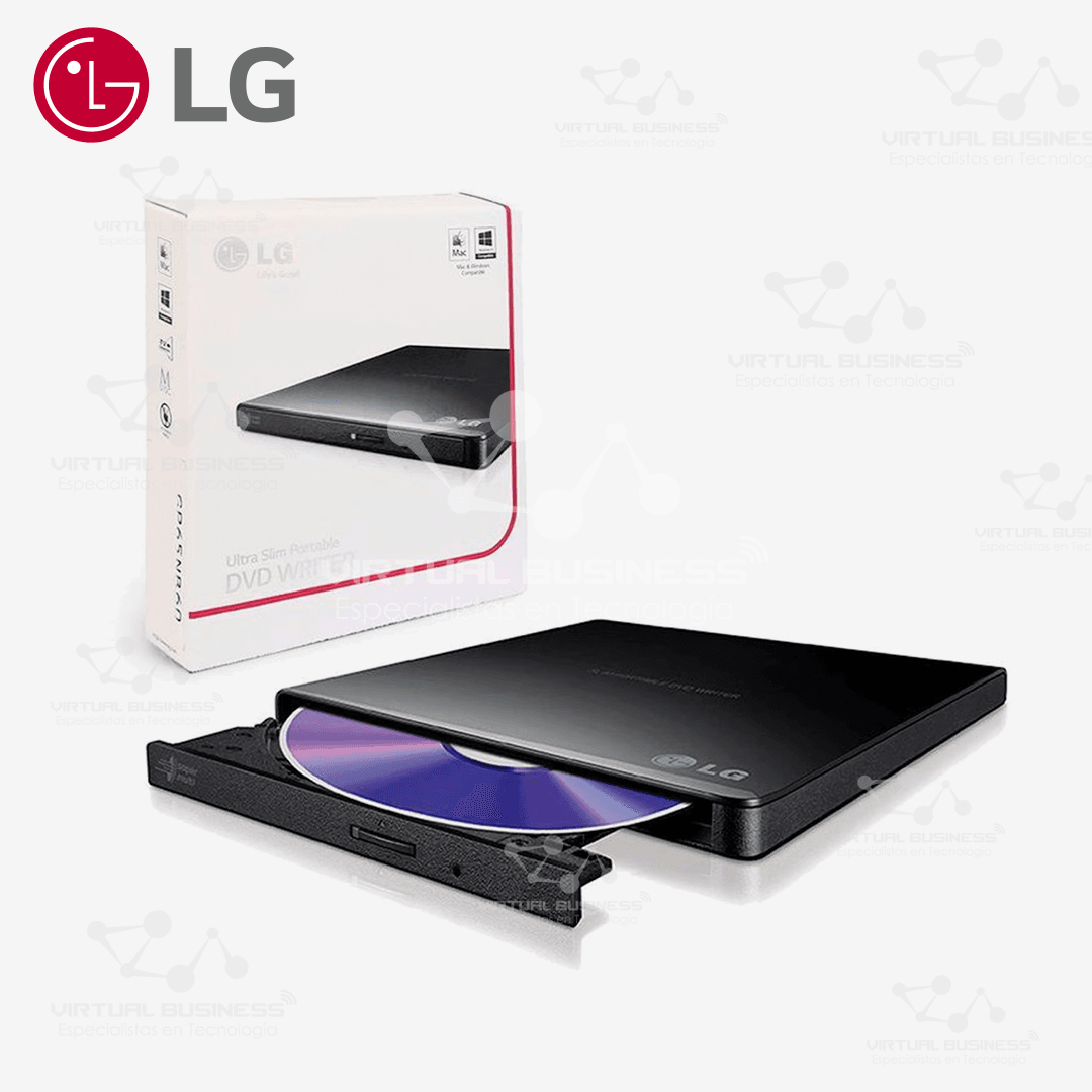 GRABADOR LG GP65NB60 DVD-EXTERNO 8X USB SLIM - Imagen 2