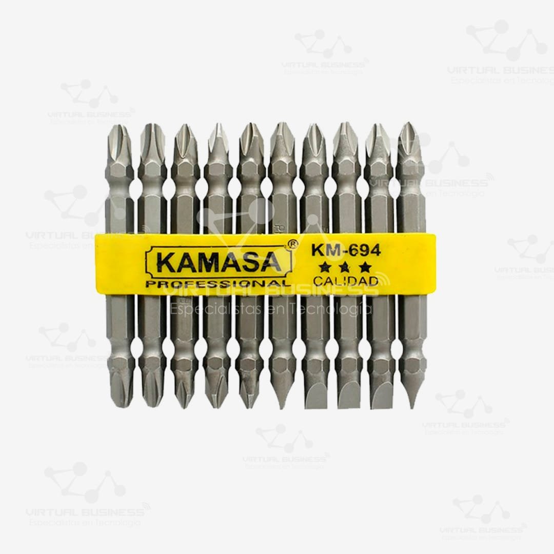JUEGO DE PUNTAS DE DESARMADOR KAMASA KM-694 10 PCS