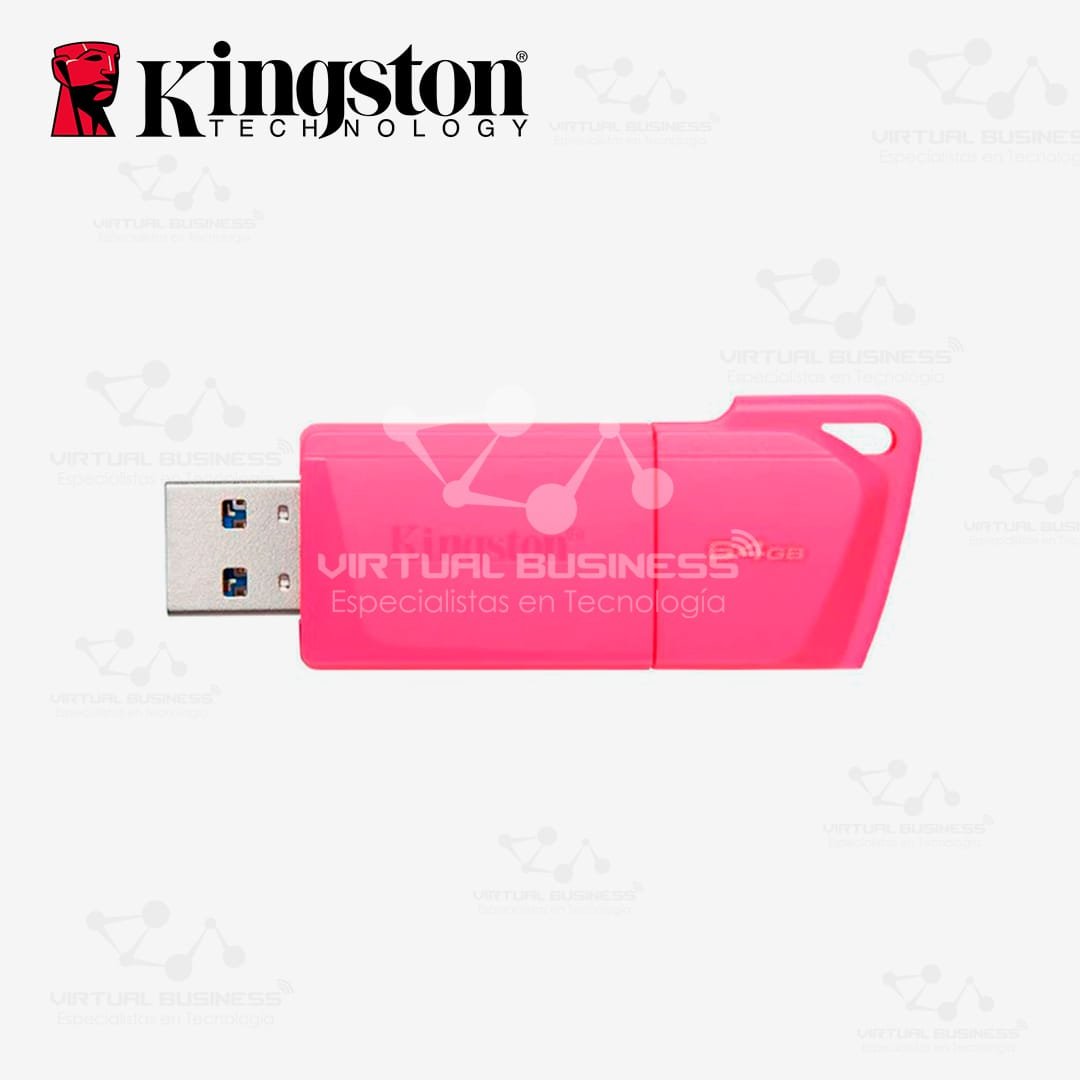 MEMORIA FLASH USB KINGSTON EXODIA 64GB ROSADO - Imagen 2