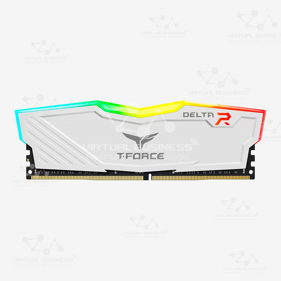 MEMORIA RAM T-FORCE DELTA RGB 8GB 3200 MHZ RGB WHITE