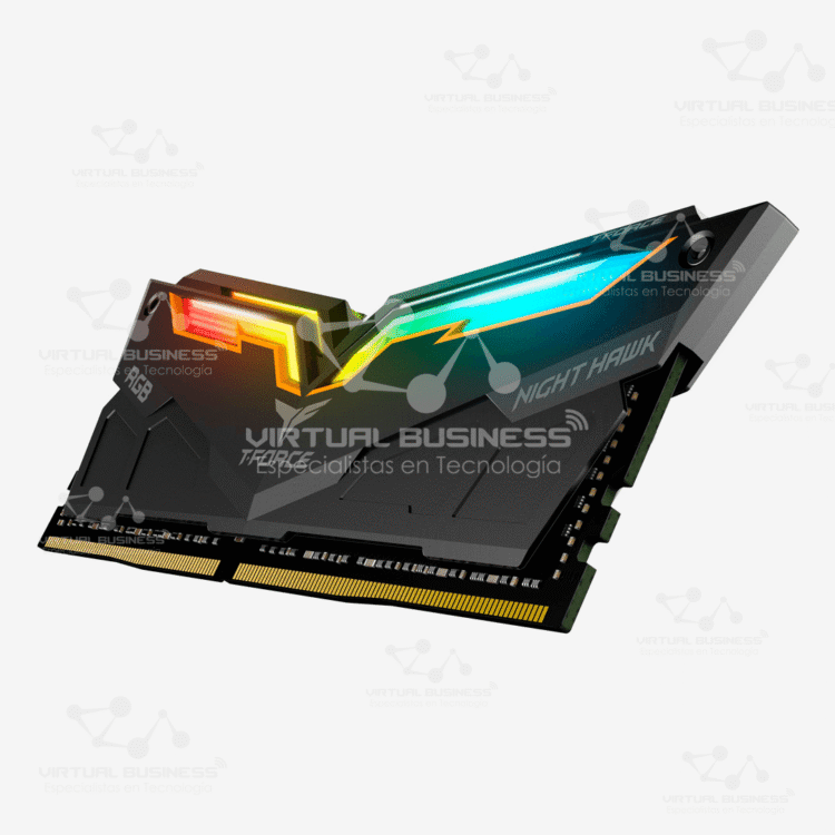 MEMORIA RAM T-FORCE NIGHT HAWK RGB 16GB (2x8GB) DDR4 3600MHz