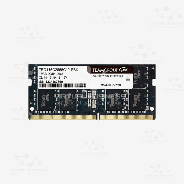 MEMORIA RAM TEAMGROUP ELITE 16GB DDR4 2666Mhz (LAPTOP)