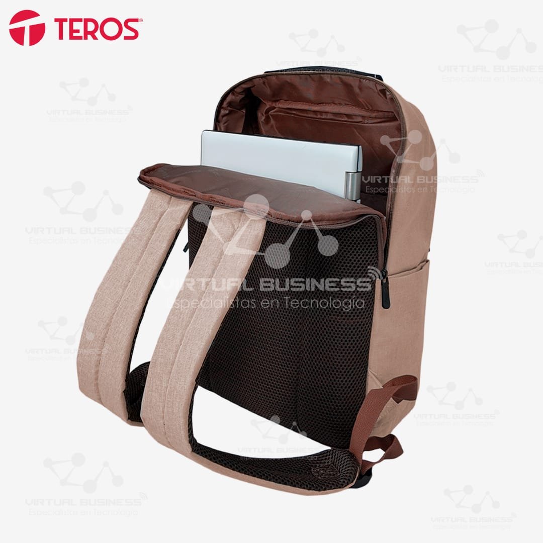 MOCHILA TEROS TE-ACS9012BG POLIÉSTER SOPORTA NOTEBOOKS DE 15.6" - Imagen 3