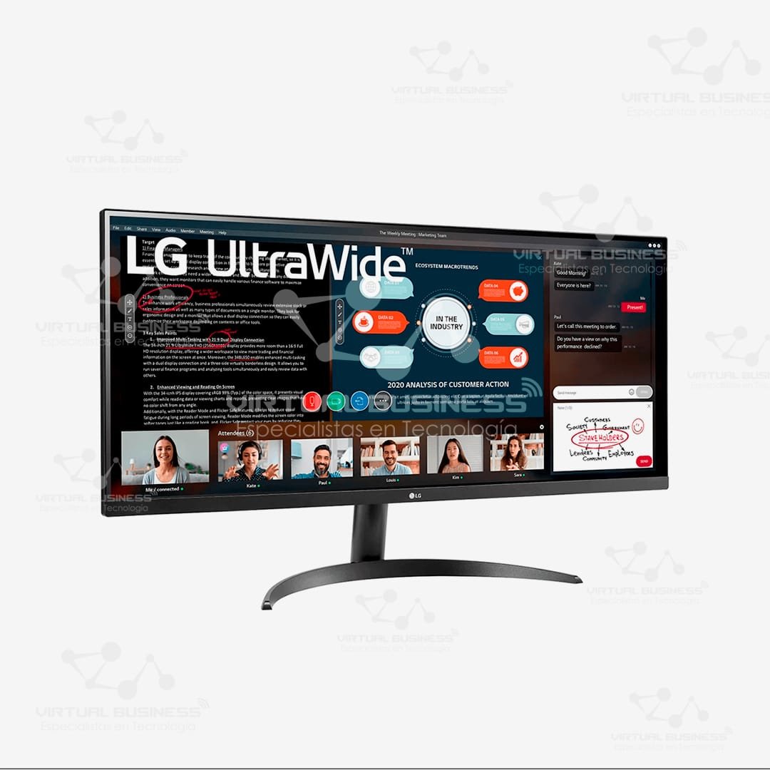 MONITOR LG 34WP500-B 34" - Imagen 2