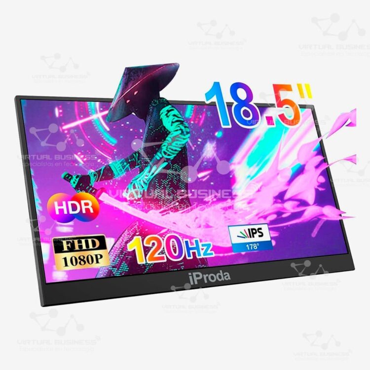 MONITOR PORTÁTIL IPRODA 18.5" FULL HD