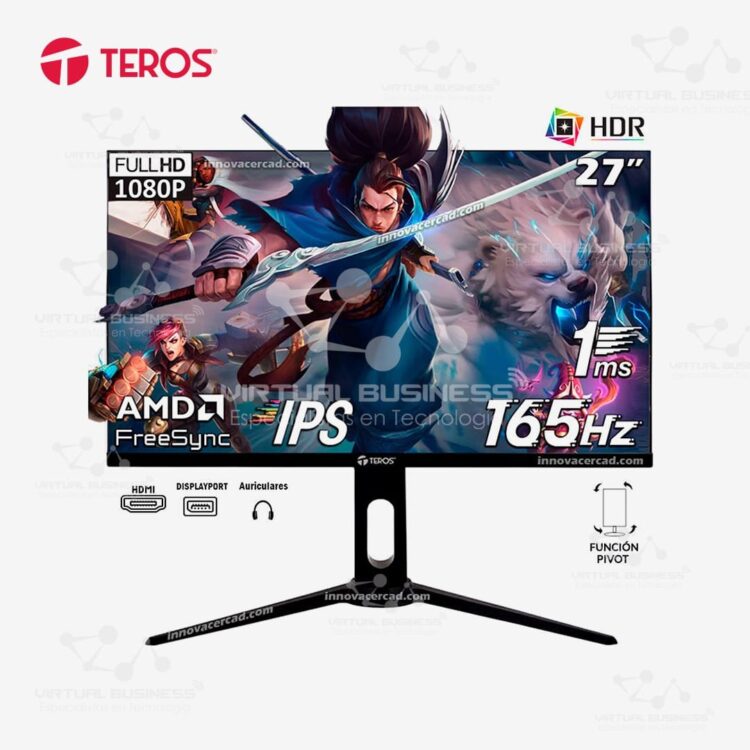 MONITOR TEROS TE-2752G 27" FHD IPS 165HZ