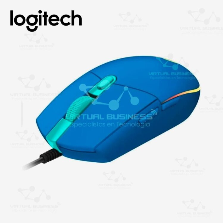 MOUSE LOGITECH G203 8000 DPI RGB BLUE