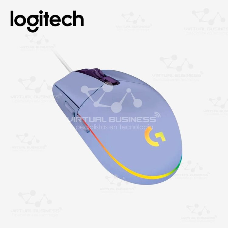 MOUSE LOGITECH G203 8000 DPI RGB LILA