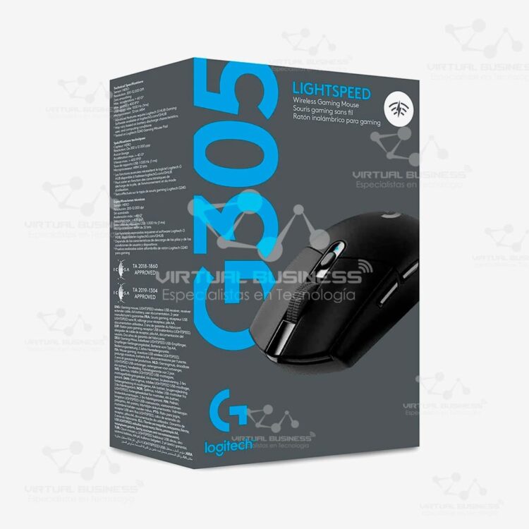MOUSE LOGITECH G305 LIGHTSPEED INALÁMBRICO BLACK
