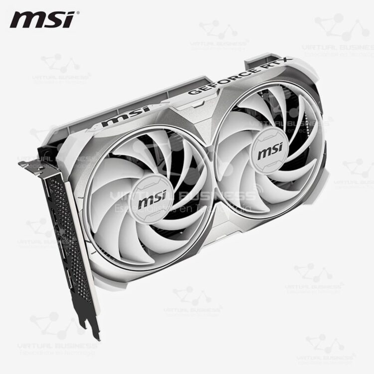 TARJETA DE VIDEO MSI GEFORCE RTX 4060 VENTUS 2X WHITE 8G OC
