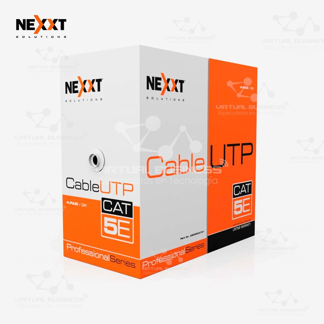 CABLE DE RED U/UTP NEXXT 305mts CAT 5E