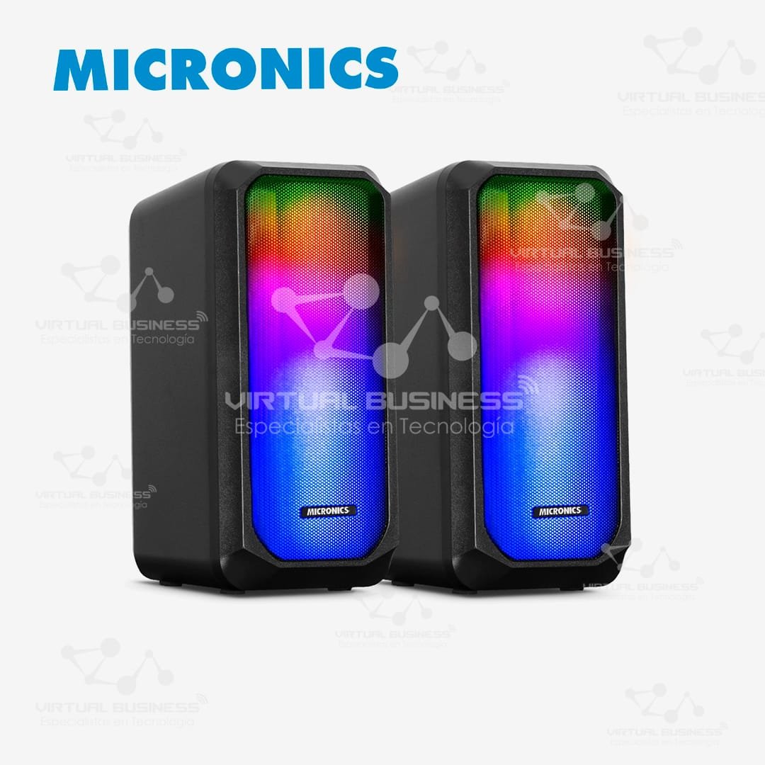 PARLANTE MICRONICS LUXOR MIC S305 RGB 2.5" - Imagen 2