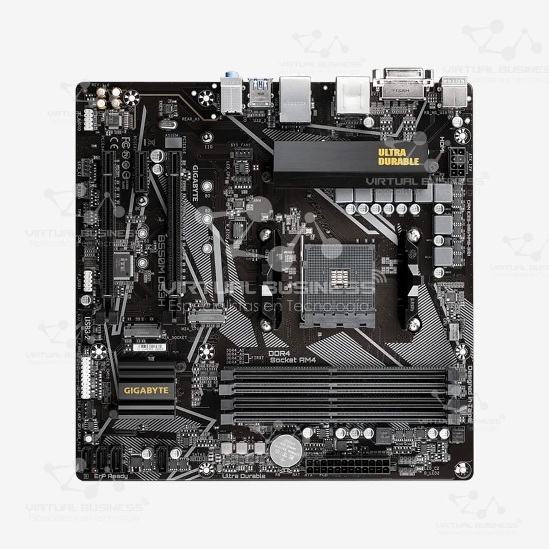 PLACA MADRE GIGABYTE B550M DS3H DDR4 WIFI - Imagen 3